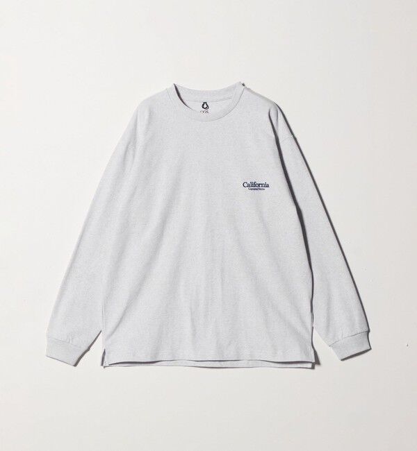 California General Store「＜CGS.＞オーガニック コットン ロングスリーブ ロゴ Tシャツ」|Tシャツ・カットソー|LT.GRAY