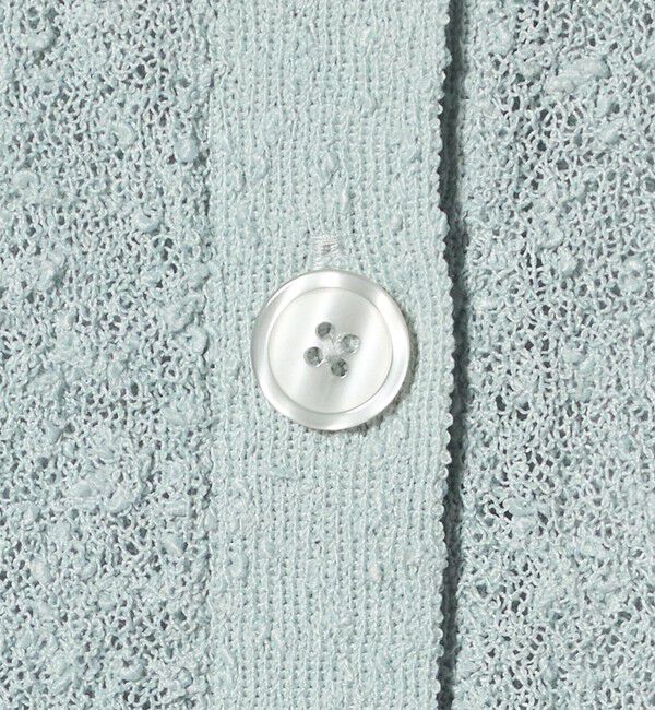 BEAUTY&YOUTH UNITED ARROWS「ノットヤーンニット ハーフスリーブ シャツ カーディガン ウォッシャブル」|カーディガン|