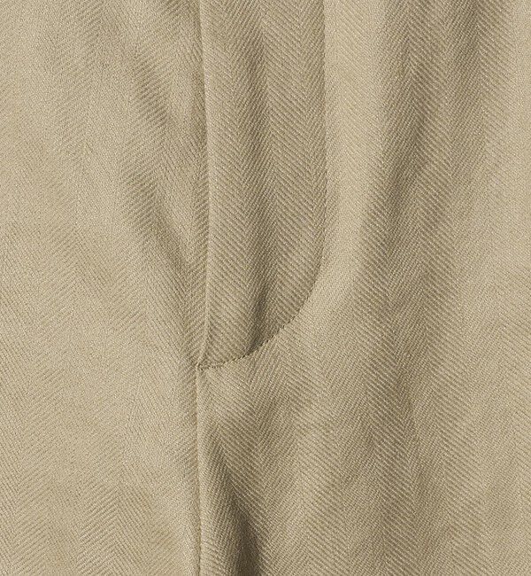 BEAUTY&YOUTH UNITED ARROWS「麻ブレンド マーベルト ワイドパンツ UVカット」|チノ|