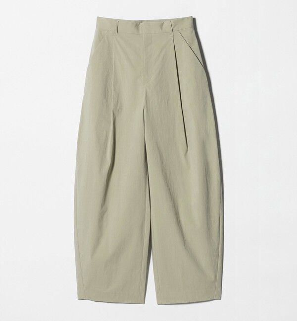 BEAUTY&YOUTH UNITED ARROWS「タックカーブパンツ ウォッシャブル 接触冷感」|その他|LIME