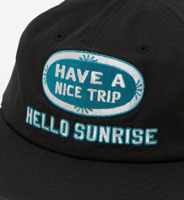BEAUTY&YOUTH UNITED ARROWS「＜HELLO SUNRISE＞HAVE A NICE TRIP オーバル ロゴ キャップ」|キャップ・キャスケット|