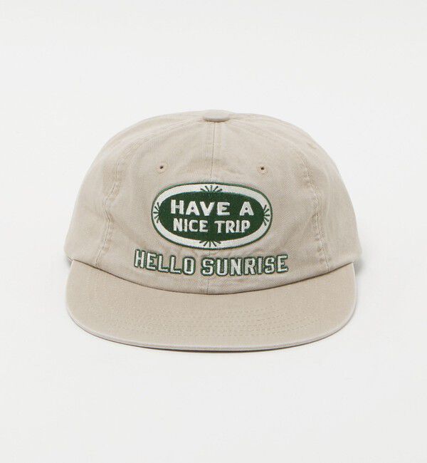 BEAUTY&YOUTH UNITED ARROWS「＜HELLO SUNRISE＞HAVE A NICE TRIP オーバル ロゴ キャップ」|キャップ・キャスケット|