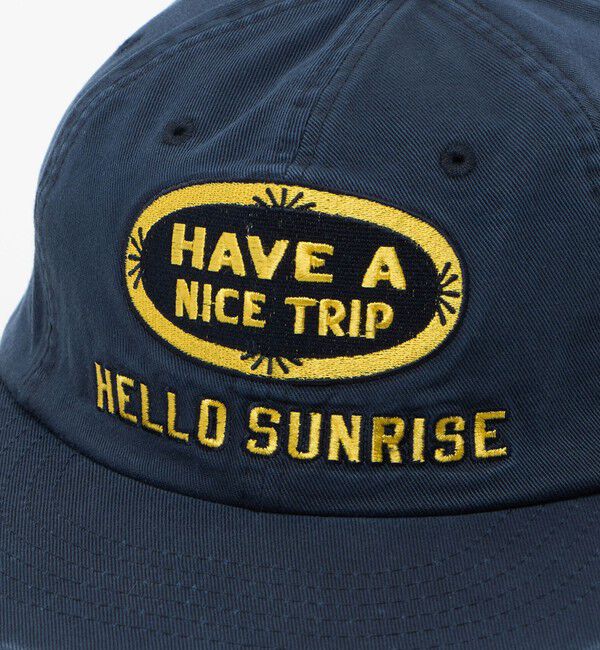 BEAUTY&YOUTH UNITED ARROWS「＜HELLO SUNRISE＞HAVE A NICE TRIP オーバル ロゴ キャップ」|キャップ・キャスケット|