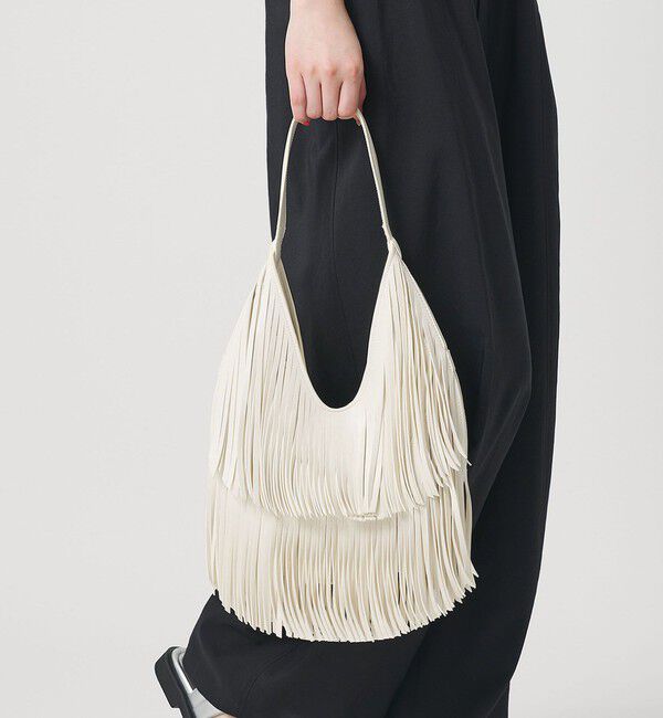 BEAUTY&YOUTH UNITED ARROWS「＜HELOYSE＞フリンジ ショルダーバッグ」|ショルダー・メッセンジャー|WHITE
