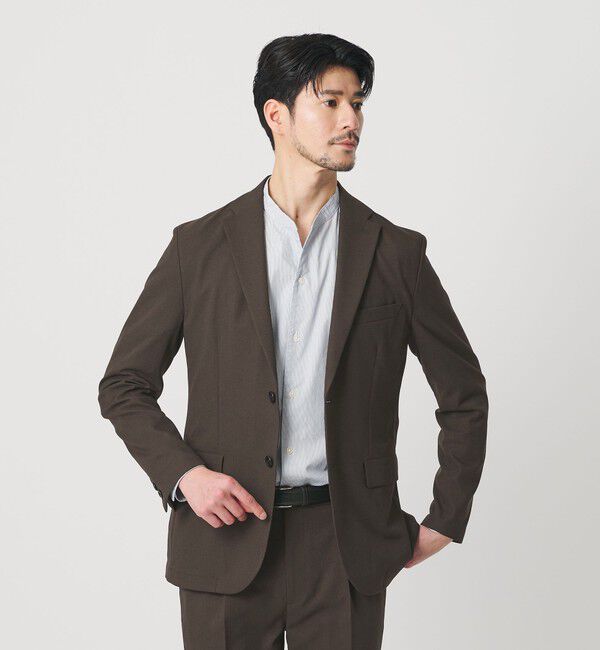 BEAUTY&YOUTH UNITED ARROWS「【WEB限定 WARDROBE SMART】ライト オックスフォード セットアップ/ジャケット＆イージーパンツ」|スーツ|