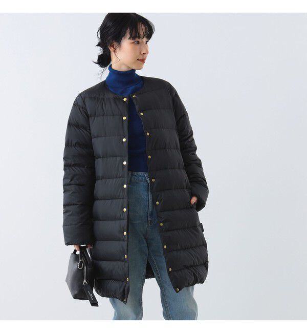 Demi-Luxe BEAMS 「【WEB限定】raditional Weatherwear / ARKLEY LONG ダウン」|ダッフルコート|BLACK