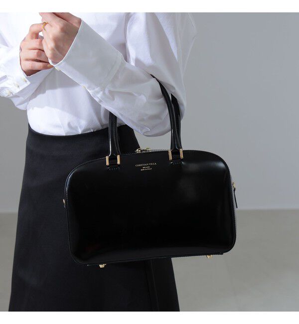 Demi-Luxe BEAMS 「CHRISTIAN VILLA / スクエア ボストン バッグ」|トートバッグ|