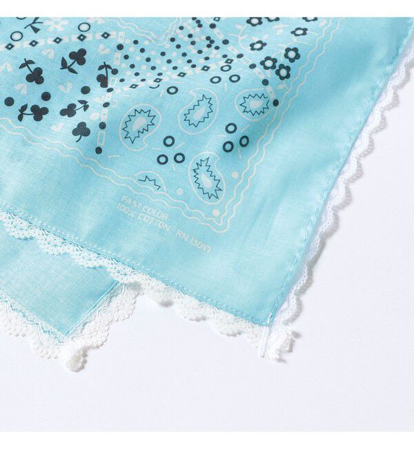 BEAMSBOY「2WAY レース バンダナ」|ハンカチ|