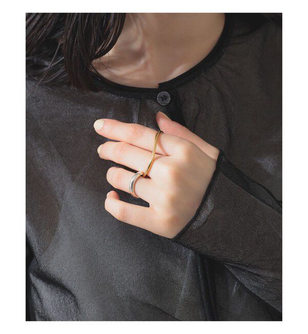 Demi-Luxe BEAMS 「Rieuk / ダブル ウェーブ リング10」|その他|