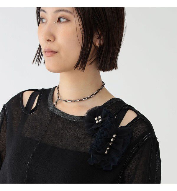 BEAMSBOY「maturely / フラワー スタッズ コサージュ クリップ」|その他|