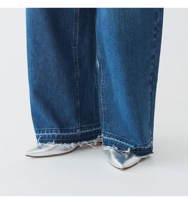 BEAMSBOY「【別注】Lee &times; maturely / デニム アシメ パンツ」|チノ|