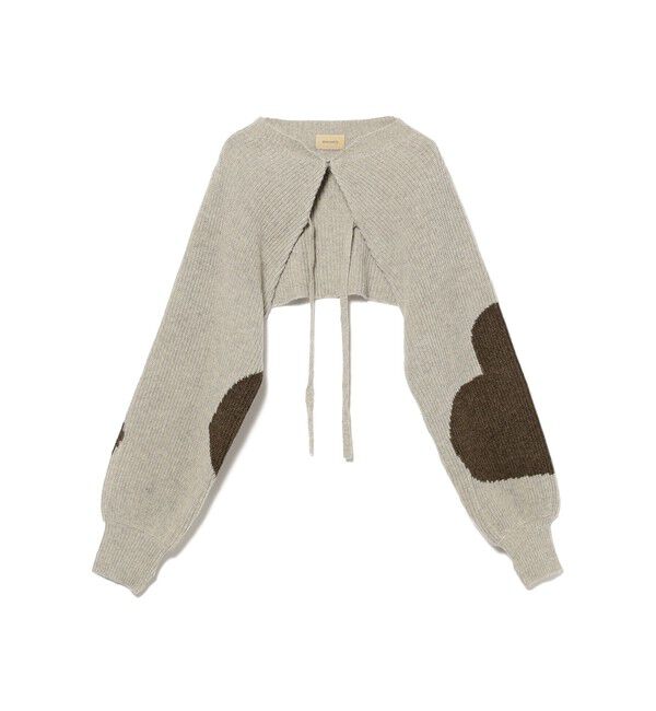 BEAMSBOY「maturely / ハート ボレロ」|ニット・セーター|