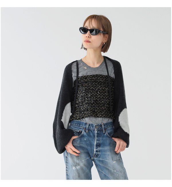 BEAMSBOY「maturely / ハート ボレロ」|ニット・セーター|