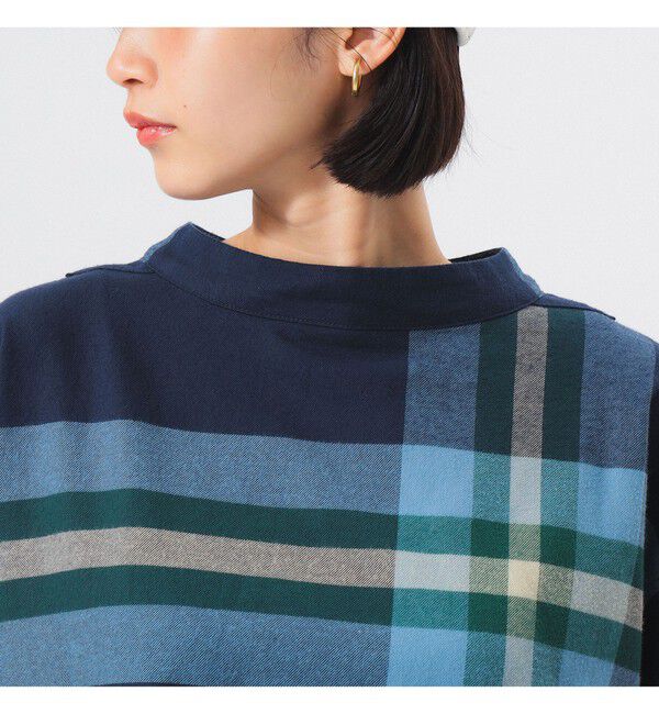BEAMSBOY「ビッグ タータン バスク シャツ」|シャツ・ブラウス|