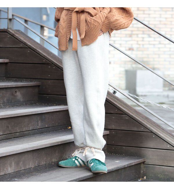 BEAMSBOY「ヘム アレンジ スウェットパンツ」|チノ|