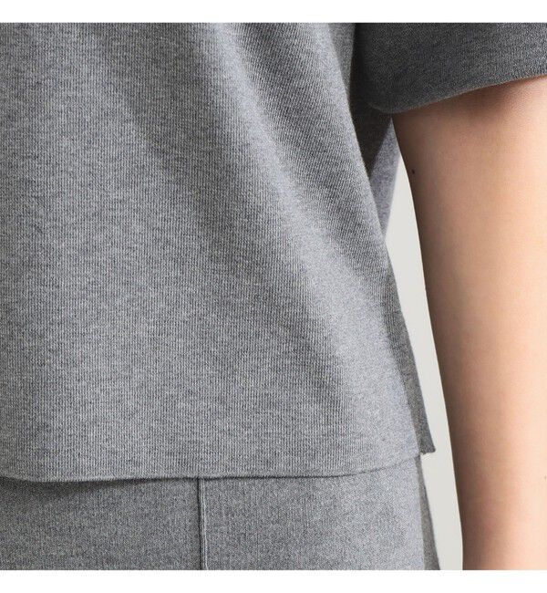 Demi-Luxe BEAMS 「AK+1 / 総針 ショート ニット」|ニット・セーター|