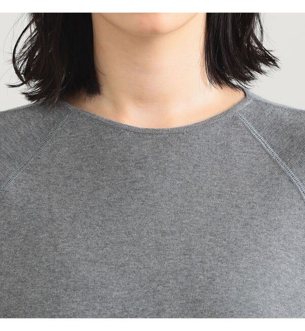 Demi-Luxe BEAMS 「AK+1 / 総針 ショート ニット」|ニット・セーター|