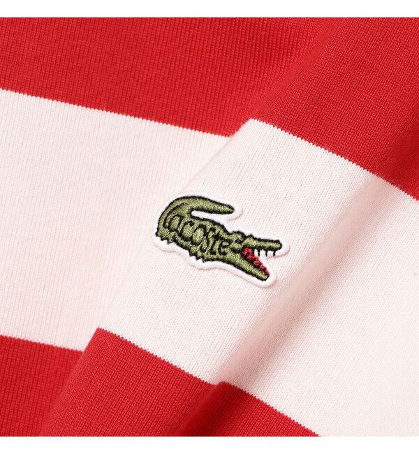 BEAMSBOY「【別注】LACOSTE / ボーダー ロングスリーブ Tシャツ」|Tシャツ・カットソー|