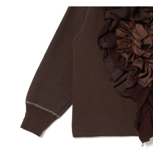 BEAMSBOY「【別注】orfeo &times; maturly / ハート フリル スウェットシャツ」|スウェット・ジャージ|