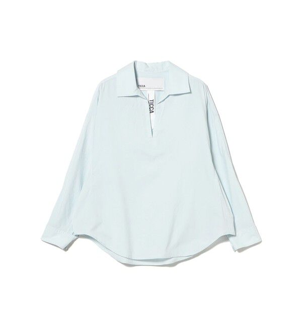 Demi-Luxe BEAMS 「TICCA / スキッパー シャツ」|シャツ・ブラウス|SAX