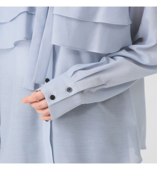 Ray BEAMS 「ボウタイ Wヨーク ブラウス」|シャツ・ブラウス|