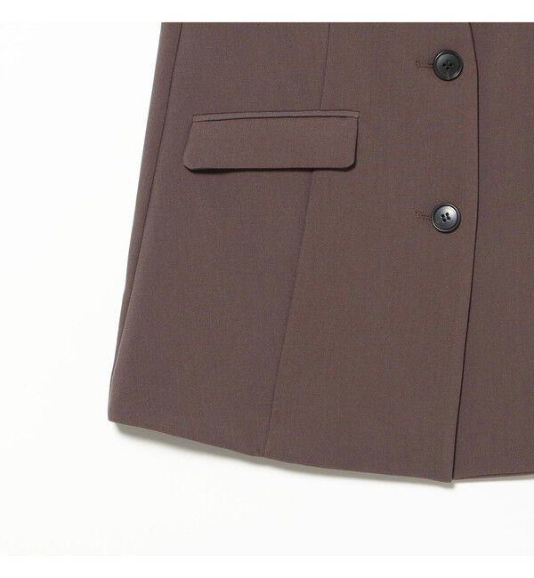 Ray BEAMS 「2ボタン シングル ノースリーブ ジレ」|ベスト・ジレ|