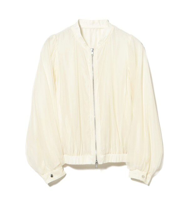 Ray BEAMS 「チュール ギャザー シアー ブルゾン」|ブルゾン・スタジャン|
