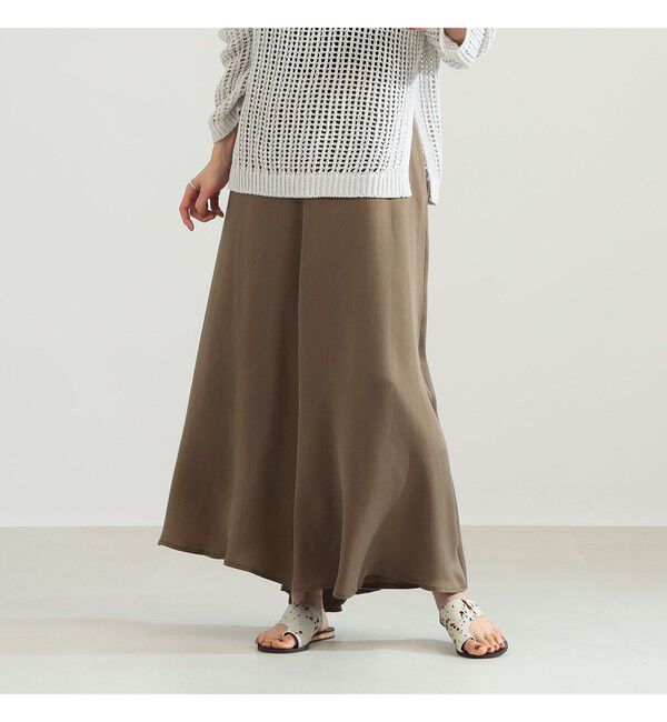 Demi-Luxe BEAMS 「フィブリル フレアスカート」|スカート|