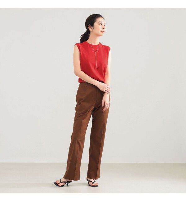 Demi-Luxe BEAMS 「AK+1 / コットン ストレッチ パンツ」|チノ|