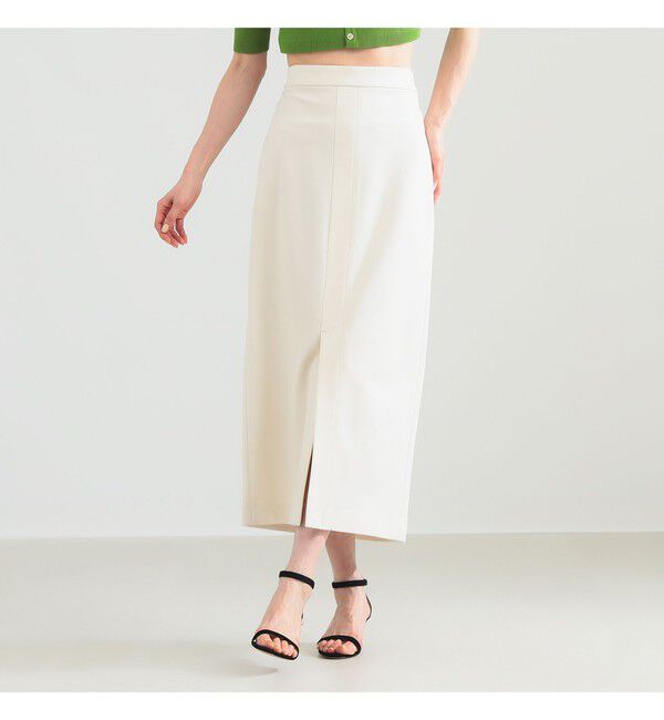 Demi-Luxe BEAMS 「ポンチ フロントスリット スカート」|スカート|