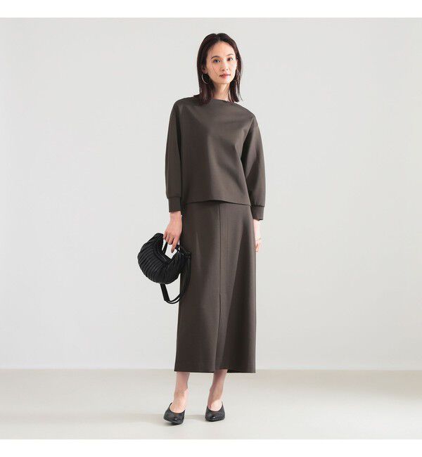 Demi-Luxe BEAMS 「ポンチ フロントスリット スカート」|スカート|