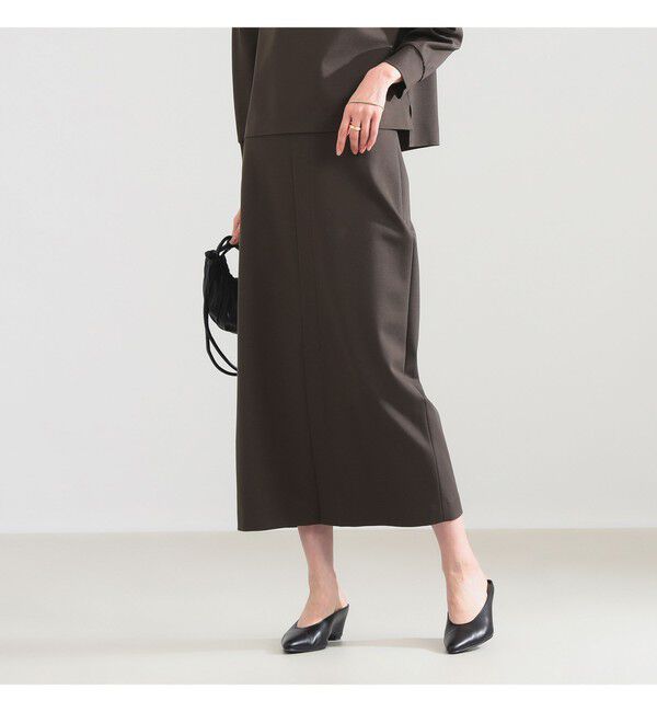 Demi-Luxe BEAMS 「ポンチ フロントスリット スカート」|スカート|