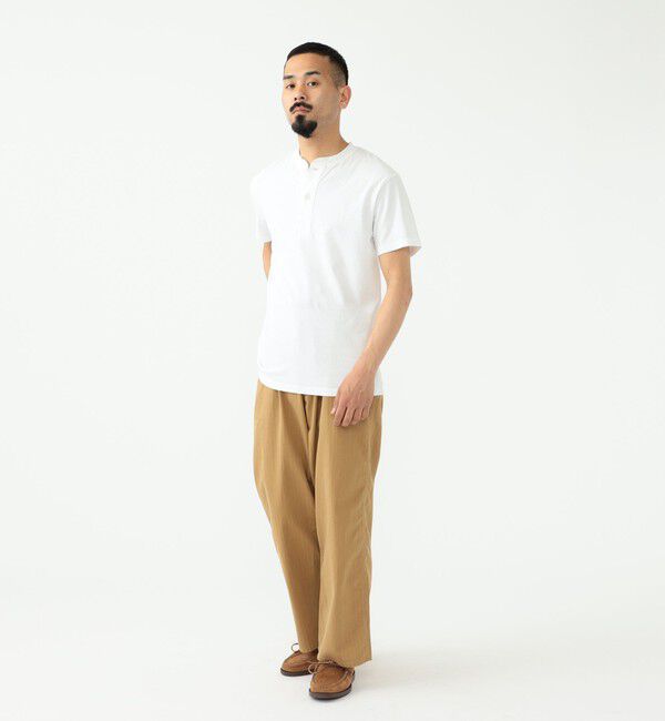 BEAMS PLUS「BEAMS PLUS / 2Pパック ヘンリーネック Tシャツ」|Tシャツ・カットソー|