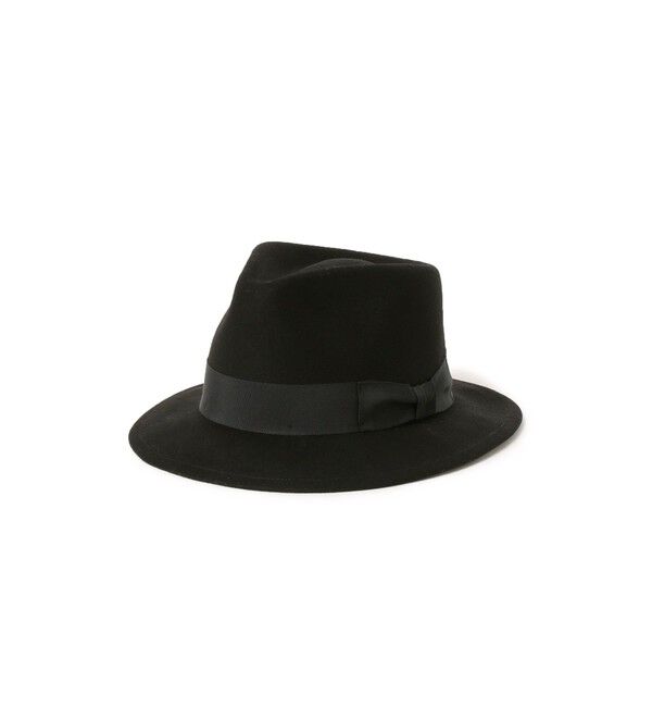 BEAMS PLUS「SAN FLANCISCO HAT / Teardrop Felt Fedora」|その他|BLACK
