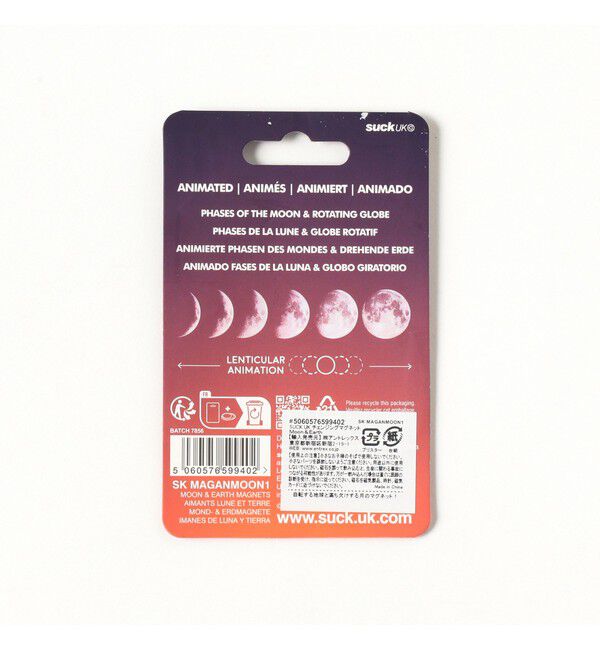 BEAMS「Suck UK / Animated Moon & Earth Magnets」|その他|