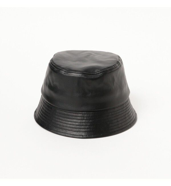 BEAMS「シンセティックレザー ハット」|キャップ・キャスケット|