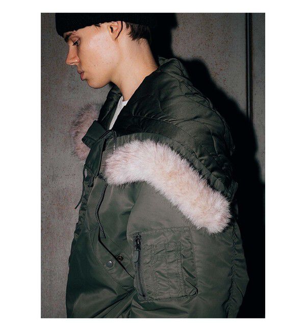 BEAMS「【別注】WILD THINGS / N-2B Flight Jacket」|ブルゾン・スタジャン|