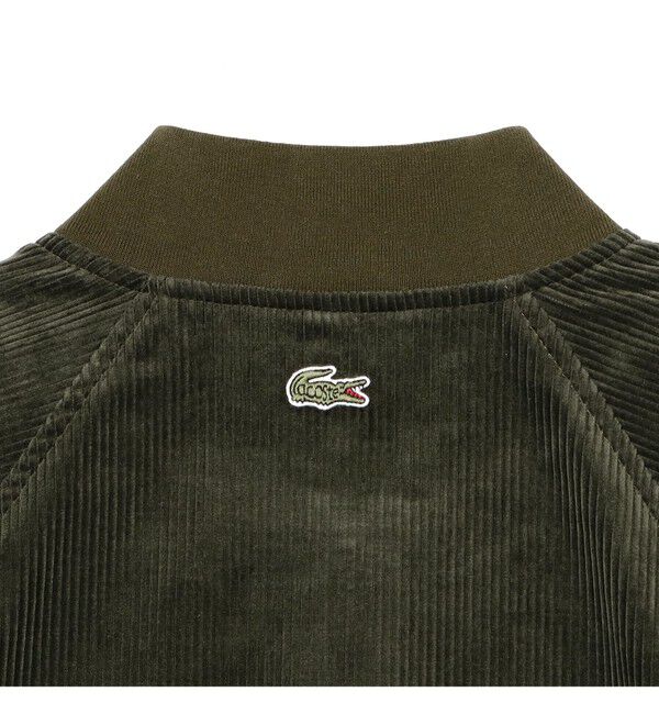 BEAMS「【別注】LACOSTE / コーデュロイ ブルゾン」|ブルゾン・スタジャン|