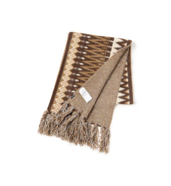 BEAMS「ノルディック柄 マフラー」|マフラー|