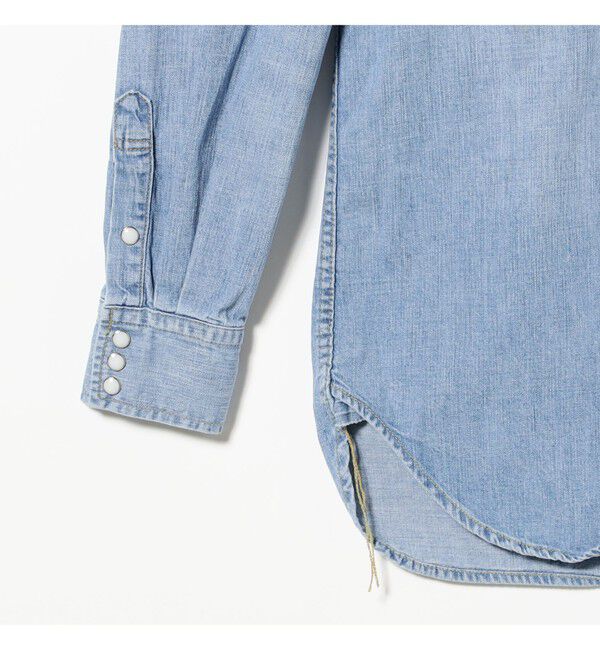 BEAMS PLUS「【別注】REMI RELIEF / Denim Western shirt Classic Fit  Fade Indigo」|シャツ・ブラウス|