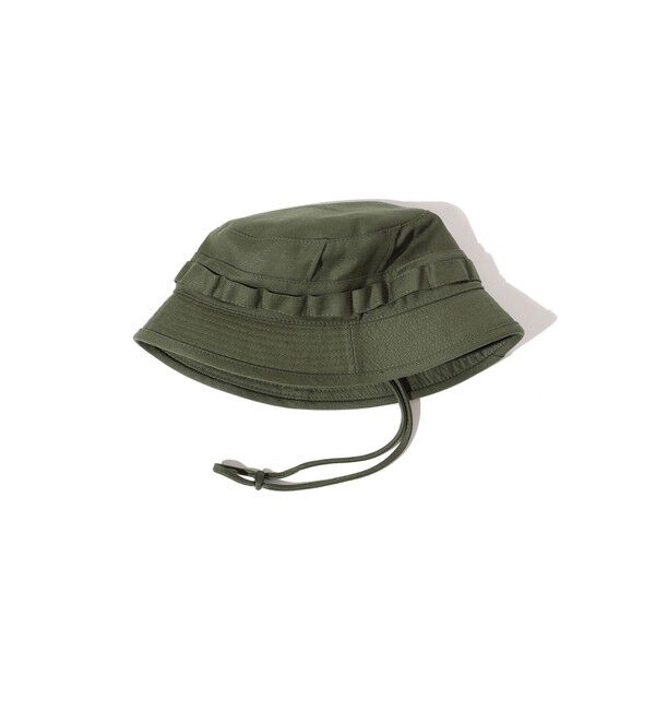 BEAMS PLUS「Jungle Hat 2 Back Satin」|その他|OLIVE_GREEN