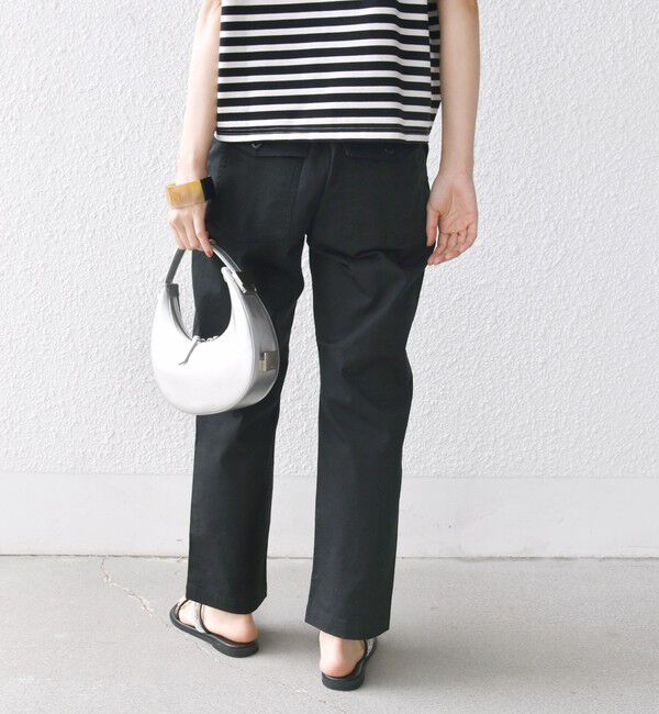 SHIPS for women「【WEB限定】ストレッチ ベーシック ベイカー パンツ」|その他|