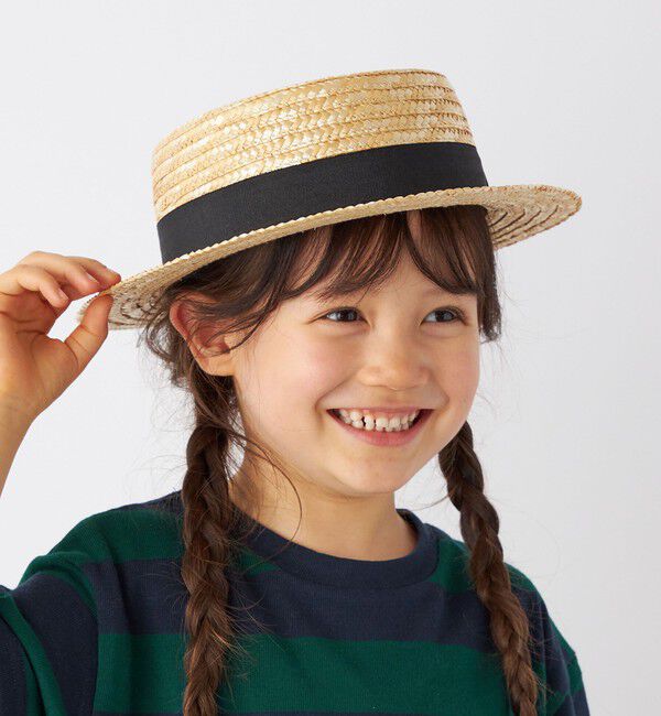 SHIPS any「SHIPS any: ストロー ボーターハット<KIDS>◇」|ハット|