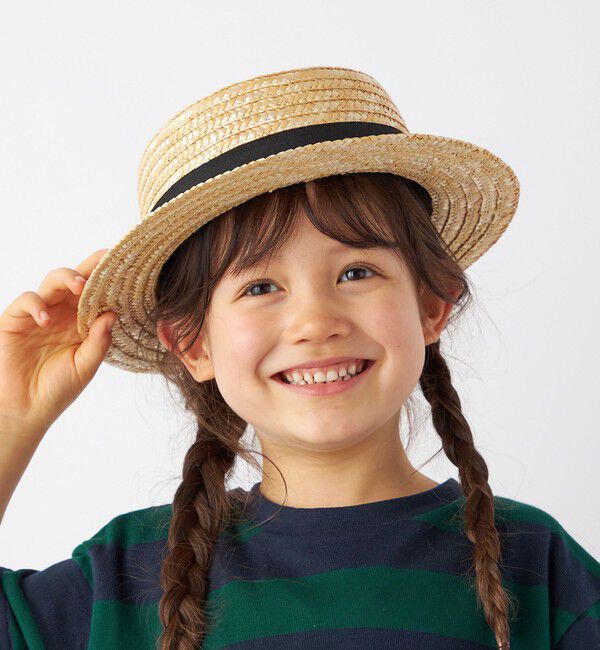 SHIPS any「SHIPS any: ストロー ボーターハット<KIDS>◇」|ハット|