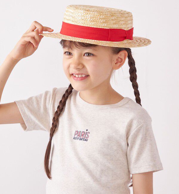 SHIPS any「SHIPS any: ストロー ボーターハット<KIDS>◇」|ハット|