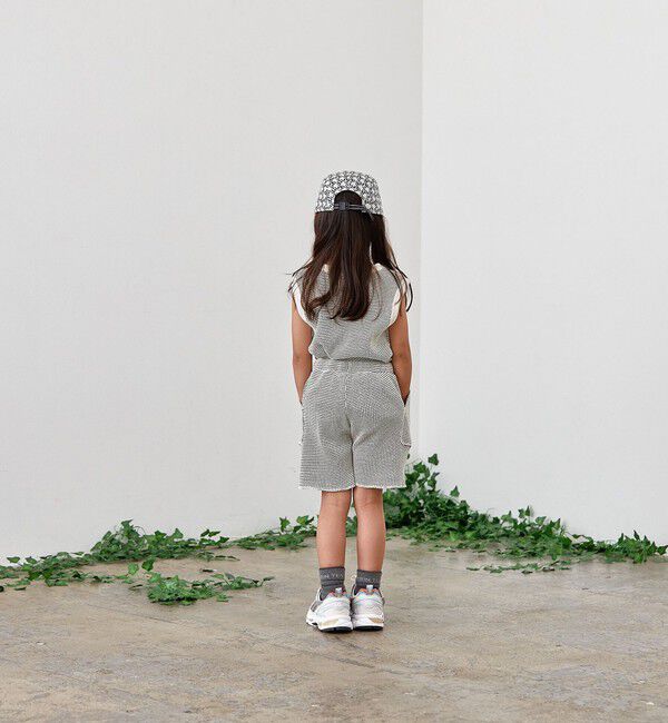 SHIPS KIDS「MOUN TEN.:95～140cm / バイカラー ワッフル ショーツ」|その他|