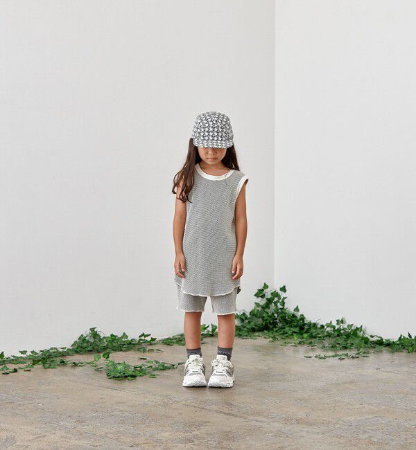 SHIPS KIDS「MOUN TEN.:95～140cm / バイカラー ワッフル ショーツ」|その他|