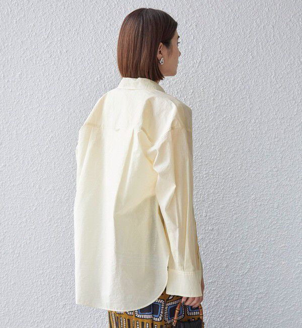 SHIPS for women「〈手洗い可能〉綿 ナイロン シアー オーバー シャツ ◇」|シャツ・ブラウス|