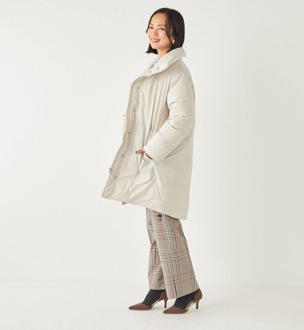 SHIPS Colors 「SHIPS Colors:〈洗濯機可能〉TR チェック タック ワイド パンツ」|スラックス|