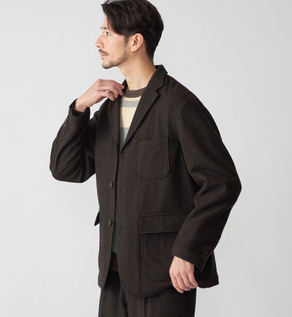 SHIPS「SHIPS: 〈セットアップ対応〉 ライトツイード スポーツ ジャケット」|テーラードジャケット|